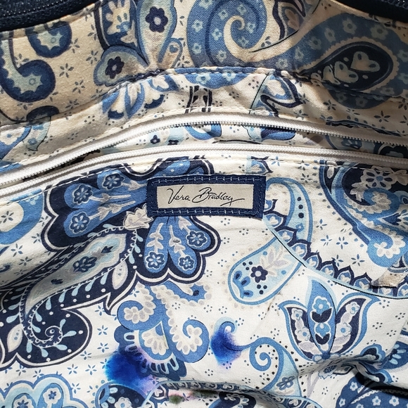 Vera Bradley Quilted Blue Jean Tote - Picture 4 of 5